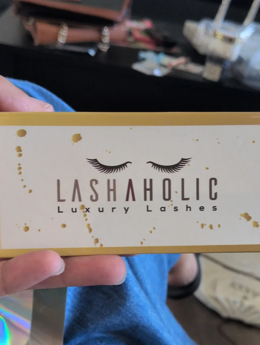 Luxury Lashes - White & Gold Faux Mink Eyelashes